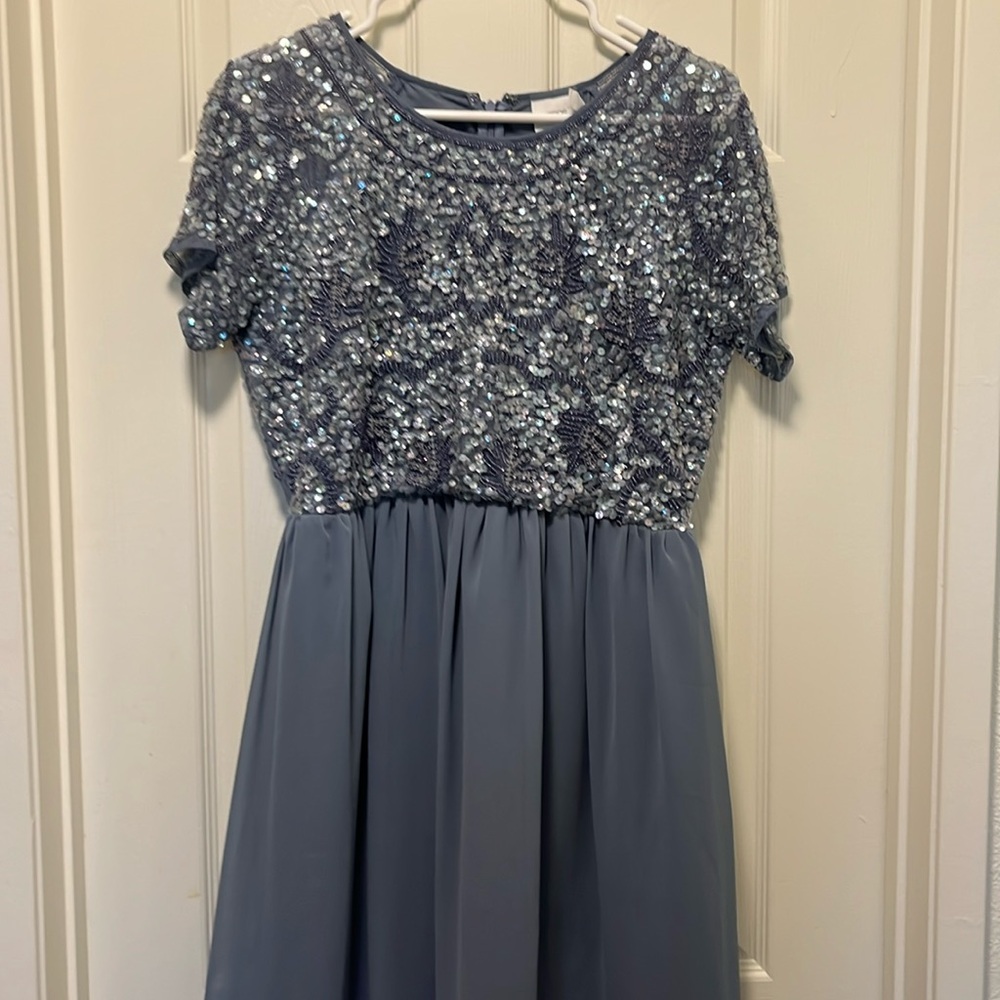 ASOS beaded maternity cocktail evening gown dress